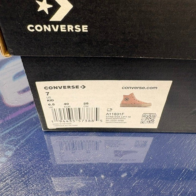 Converse CT AS EVA Lift Platform Hi Sugar Berry A11831F Youth sneakers size 77