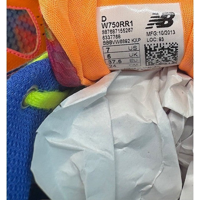 New Balance 750 V1 Orange Blue Pink W750RR1 Womens Running sneakers size 77