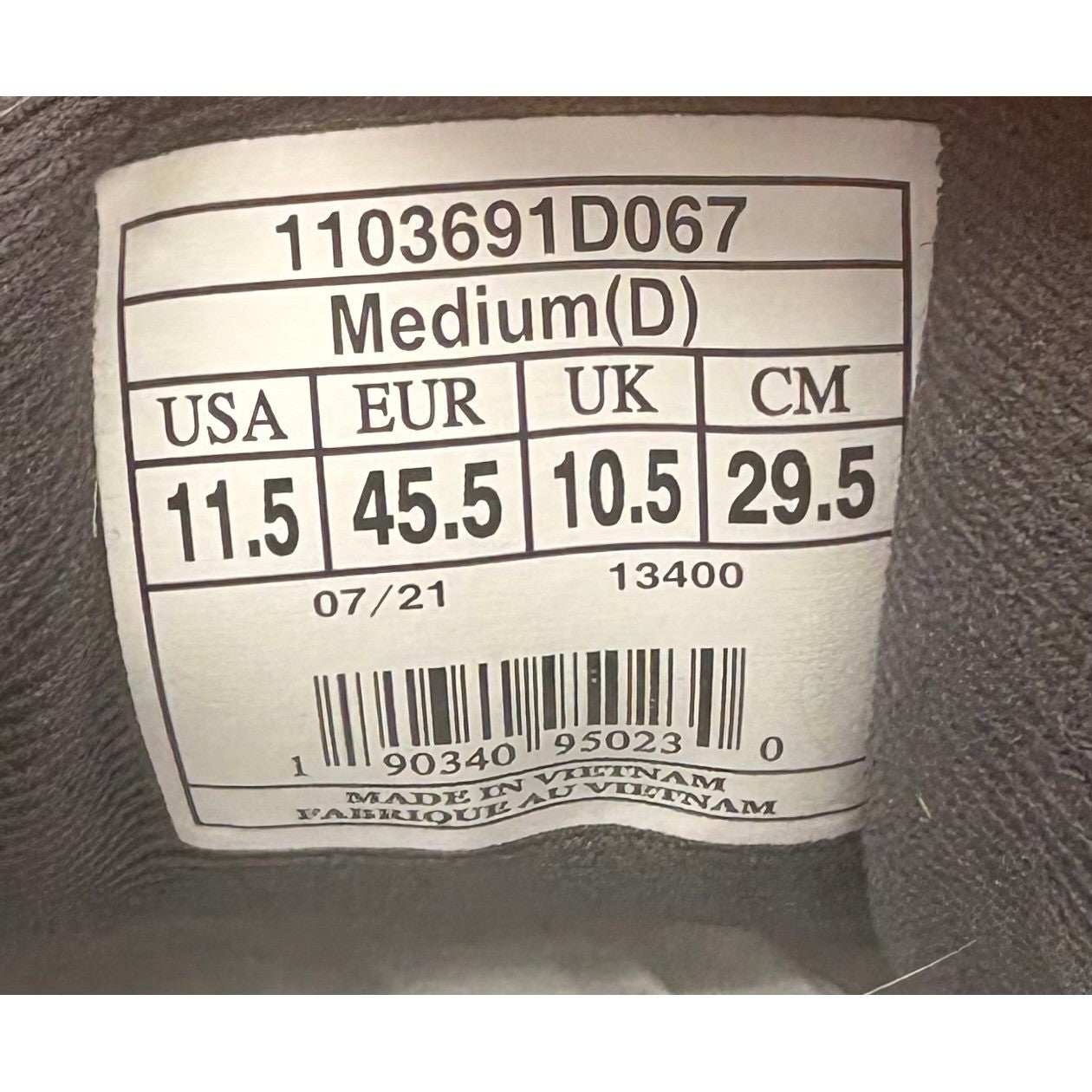 Brooks Ghost 14 Grey Light Grey (2021) 1103691D067 Mens sneakers size 11.57