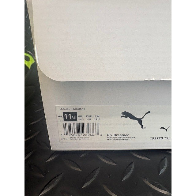 Puma RS-Dreamer J Cole Lime Green Black 193990-19 Mens sneakers size 11.58