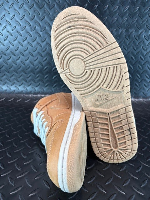 Nike Dunk Low Lux Vachetta Tan White 857587-200 Mens leather sneakers size 87