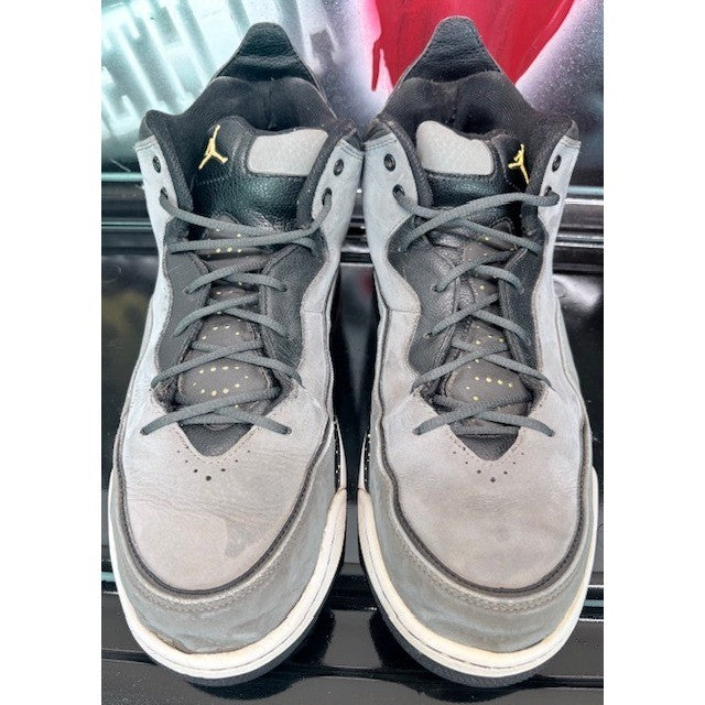 Jordan Courtside Cool Gray Sonic Yellow 2011 Jumpman Basketball Sneakers Size 134