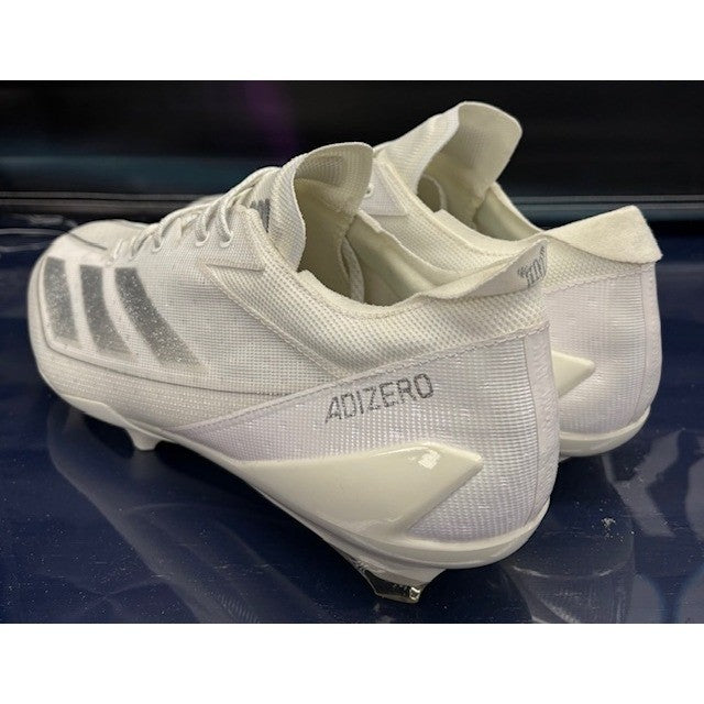 Adidas Adizero Electric White Silver IE4374 Mens Football Cleats size 153