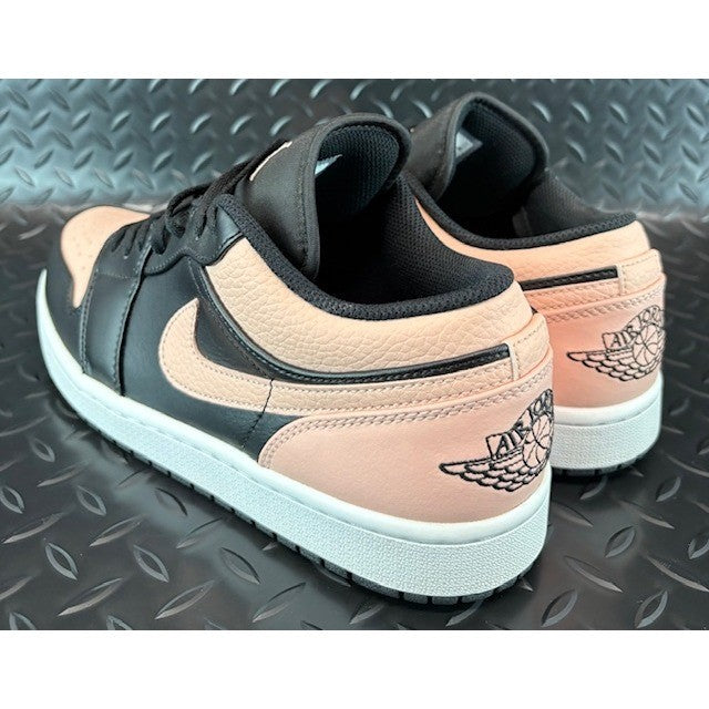 Jordan 1 Low Black Arctic Orange-White 553558-034 Mens sneakers size 9.53