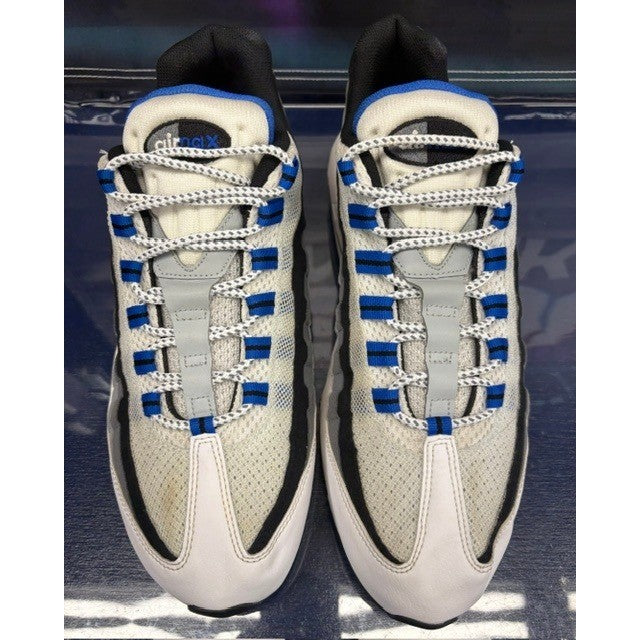 Nike Air Max 95 White Hyper Cobalt Blue (2014) 609048-108 Mens sneakers size 125