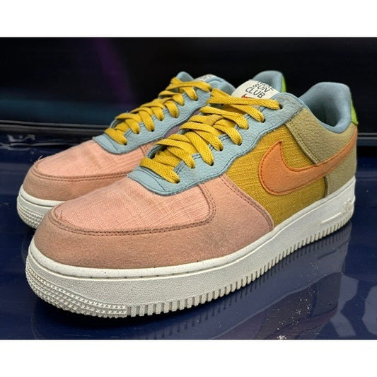 Nike Air Force 1 Low 07 LV8 Sun Club (2022) DQ4531-700 Mens sneakers size 9.50