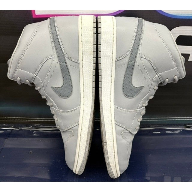 Jordan 1 Retro Mid Wolf Grey Cool Grey (2016) 554724-033 mens sneakers size 125