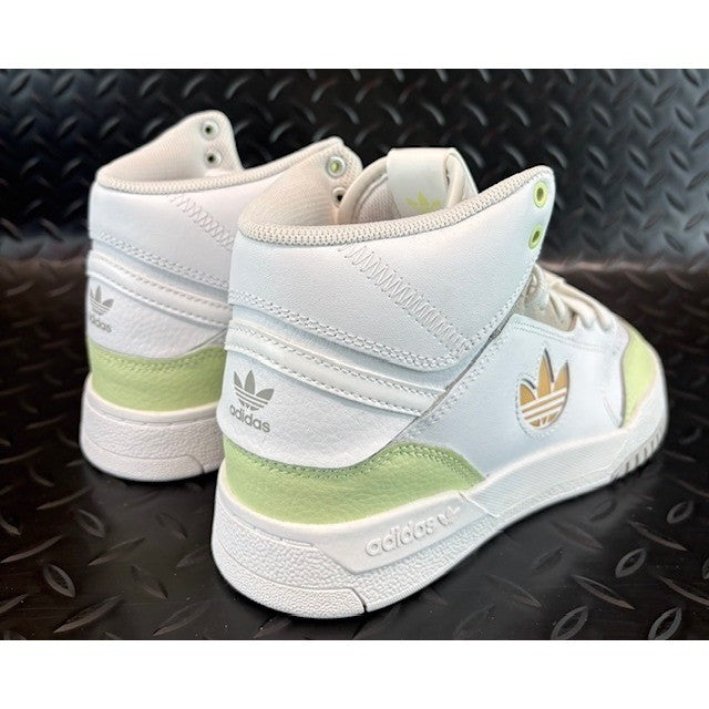 Adidas Drop Step XL White Lime Grey GZ1582 Womens Athletic Sneaker size 52