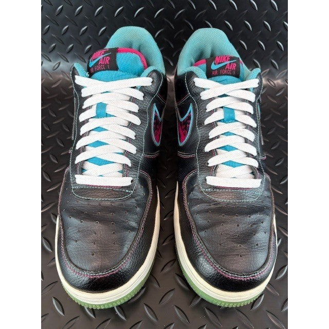 Nike Air Force 1 Low Miami Nights Black Blue DD9183-001 Mens sneakers size 115