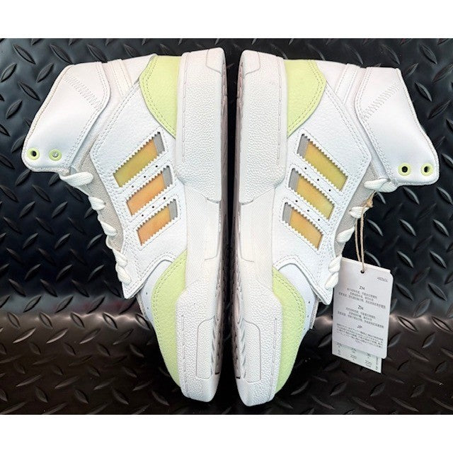 Adidas Drop Step XL White Lime Grey GZ1582 Womens Athletic Sneaker size 55