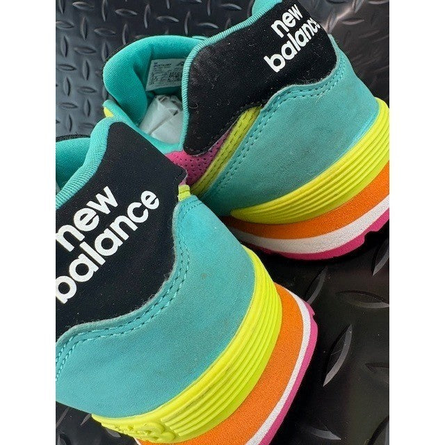 New Balance 574 Black Pink Green Orange Suede GC574JPB Mens sneakers size 54