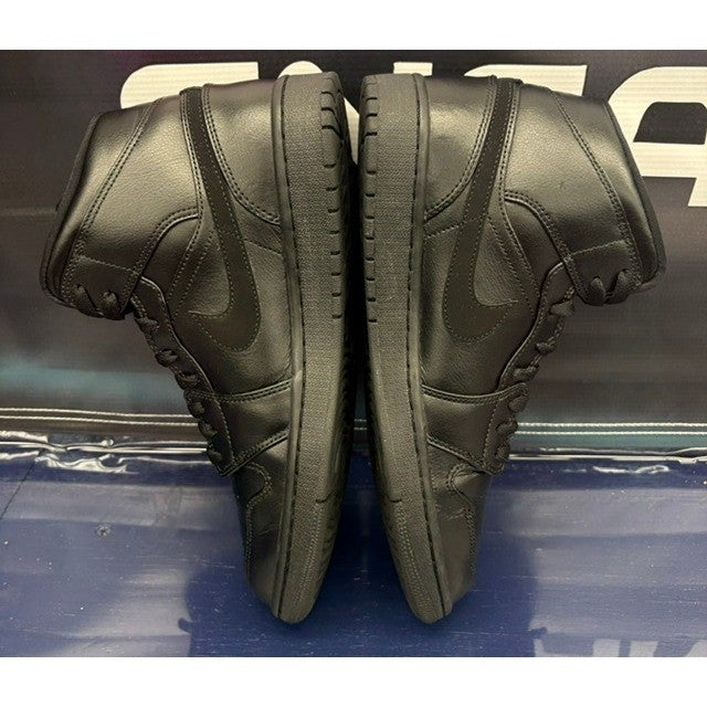 Jordan 1 Mid Triple Black (2019) 554724-090 Mens sneakers size 9.55