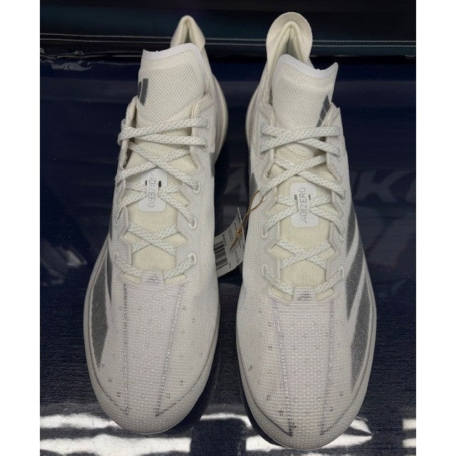 Adidas Adizero Electric White Silver IE4374 Mens Football Cleats size 154