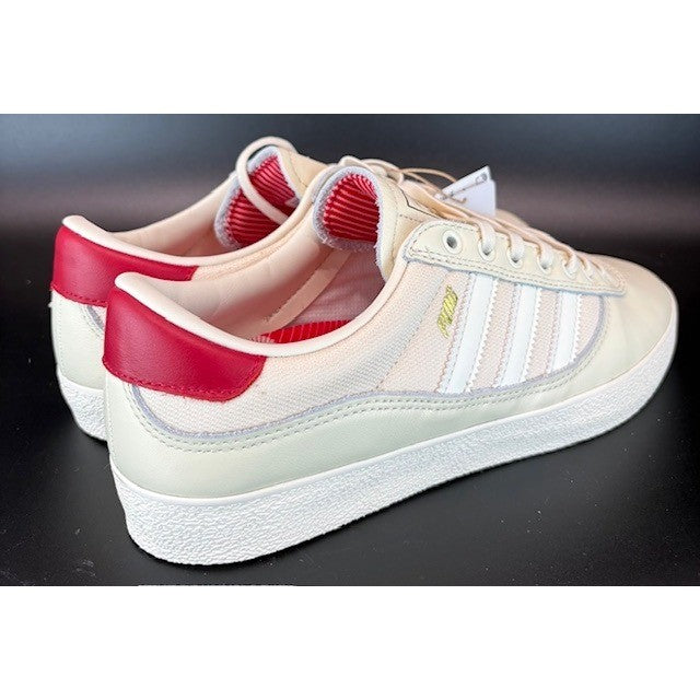 Adidas Puig Indoor Cream White Scarlet Skateboarding Sneakers GW3150 Mens sz 9.52