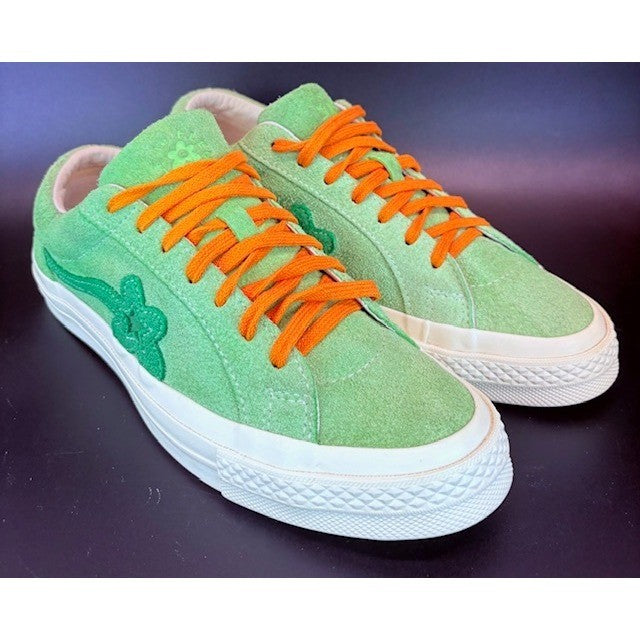 Converse Ox Tyler the Creator Golf Le Fleur Jade Lime Orange mens sneakers sz 81