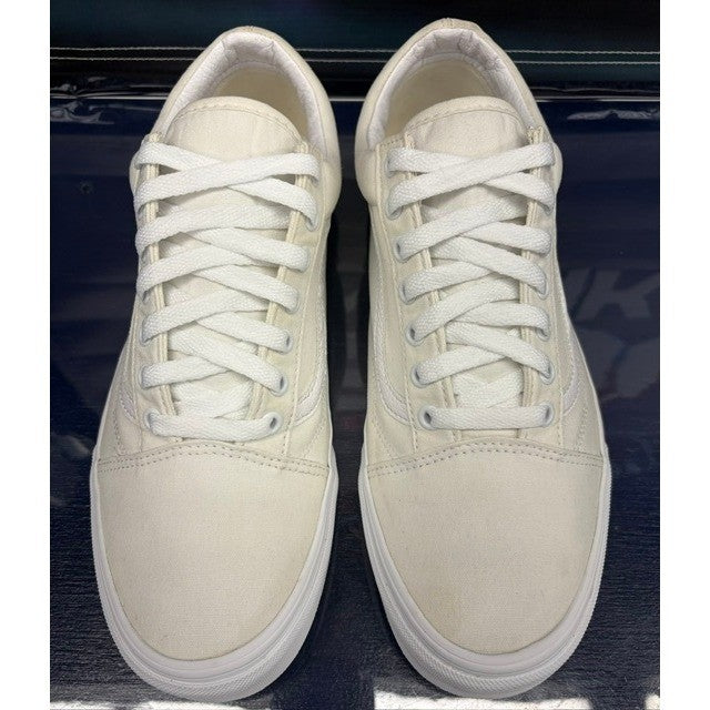 Vans Old Skool OTW Triple White 508731 Mens canvas sneakers size 114