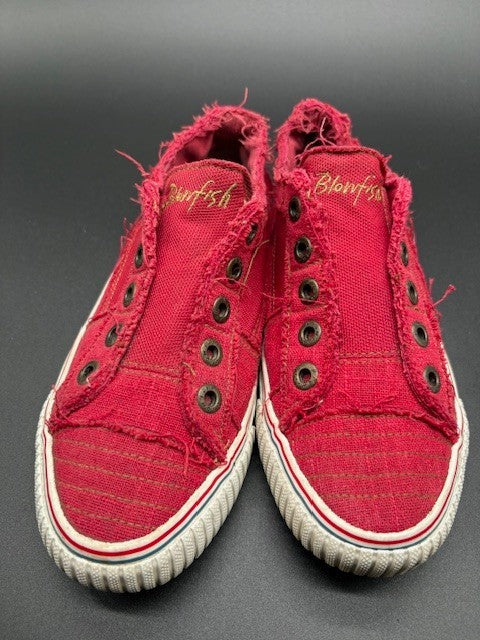 Blowfish Malibu Womens Size 8 Jester Red Buzz Slip On Casual Sneaker Shoes4