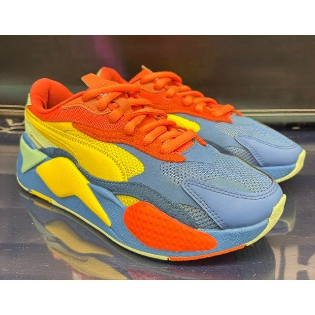 Puma RS-X3 Puzzle Palace Blue Grade School 372357-10 Kids sneakers size 5.5C1