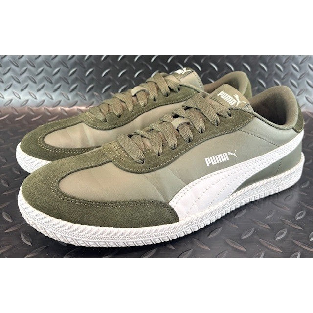 Puma Astro Cup Olive Green White Suede 366993-003 Mens sneakers size 120
