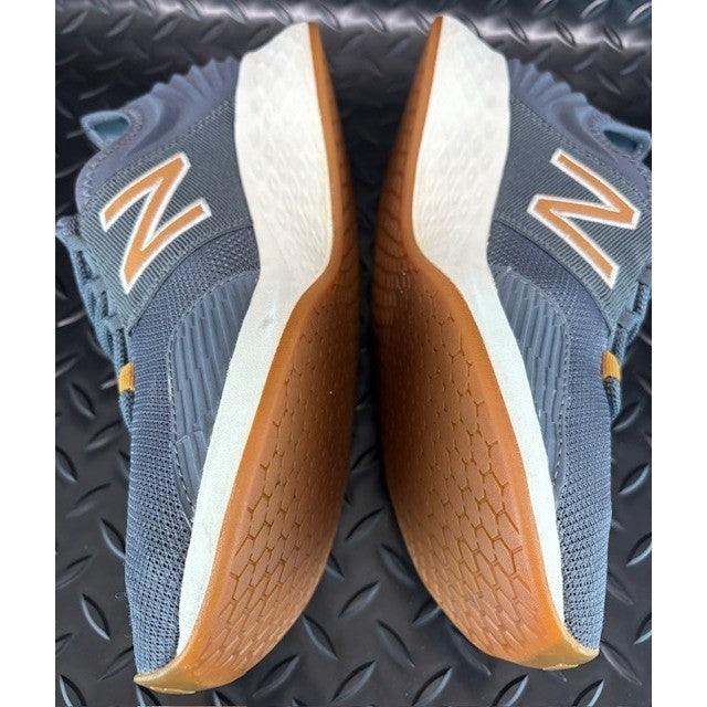 New Balance Fresh Foam Roav Lead Gray Orange Womens running sneakers size 9.55