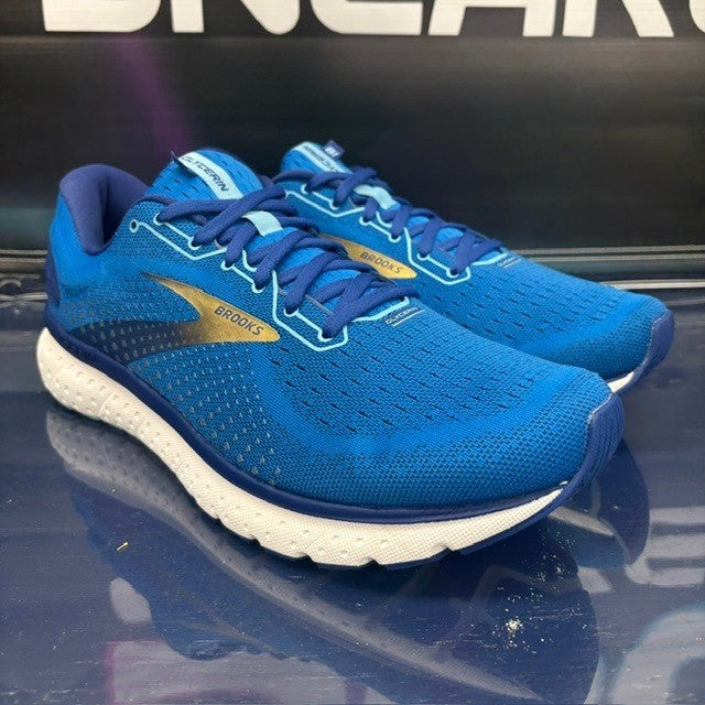 Brooks Glycerin 18 Blue Gold White (2019) 1103291D459 Mens sneakers size 11.51