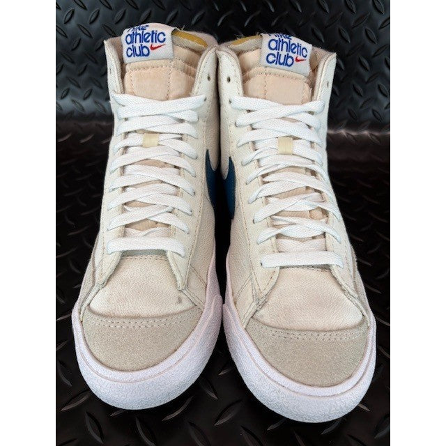 Nike Blazer Mid 77 Athletic Club White Marina Womens Leather sneakers size 9.56