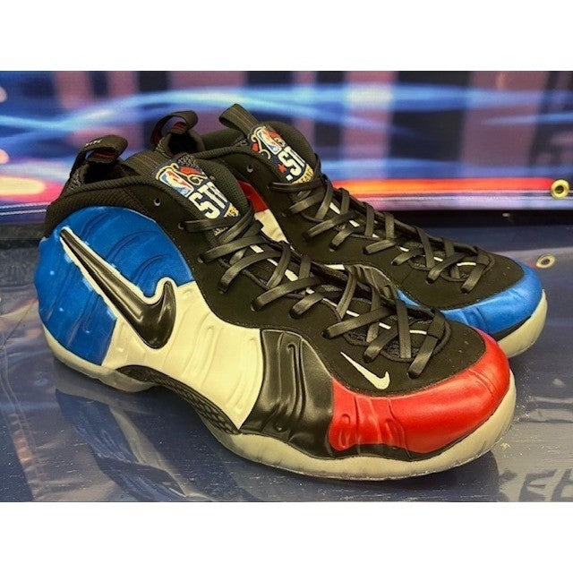 Custom Foamposites 8 of 68 pairs Red White Blue All Stars Mens sneakers size 141