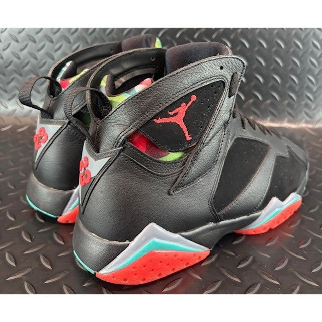 Jordan 7 Retro Barcelona Nights Black Red 705350-007 Mens sneakers size 102