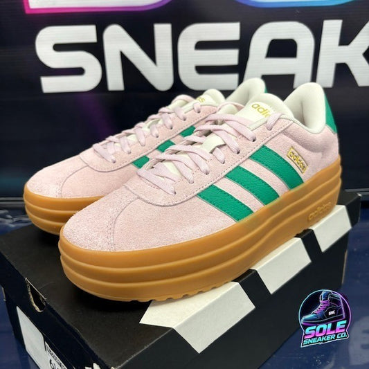 Adidas VL Court Bold Pink Green White (2025) JP6916 Womens sneakers size 6.50