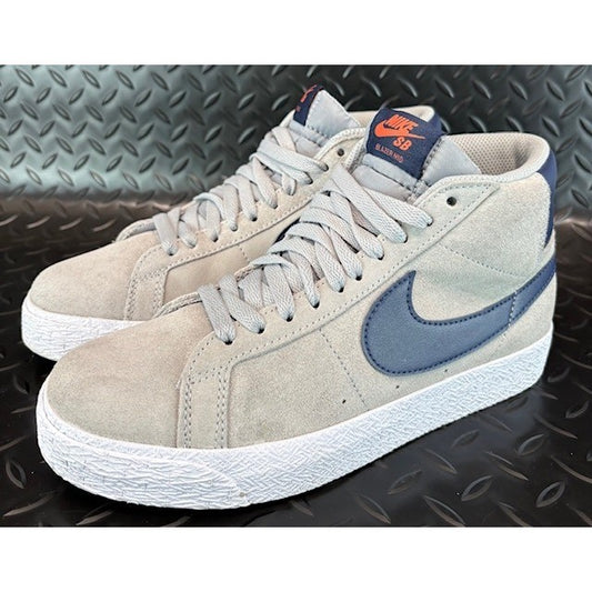 Nike SB Zoom Blazer Mid Wolf Grey White FD0731-004 mens sneakers size 5.50