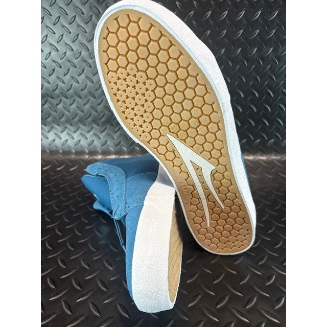Lakai New Port Hi Blue Suede Skateboarding Sneakers Mens Size 10 MS219-0253-A007