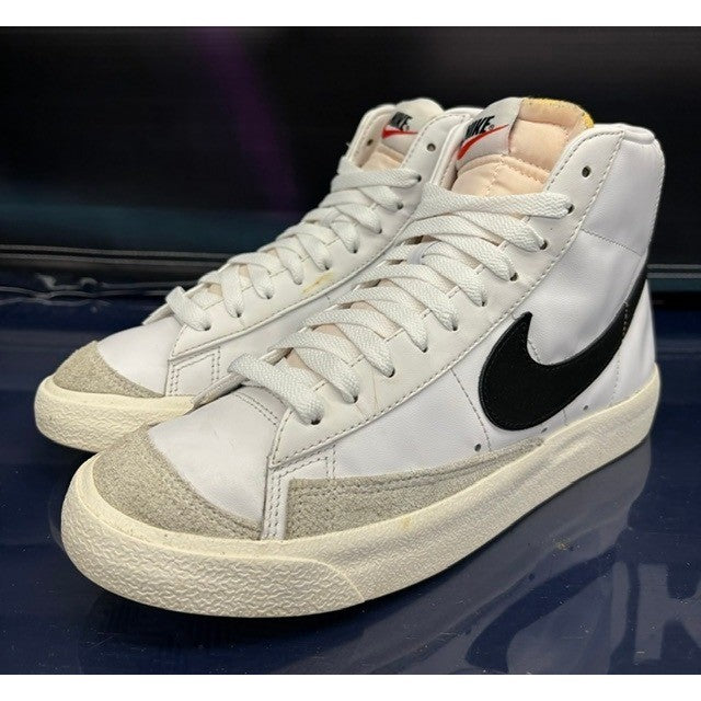 Nike Blazer Mid 77 White Black (2021) CZ1055-100 Womens sneakers size 8.50