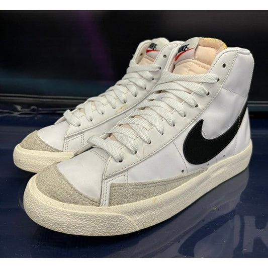 Nike Blazer Mid 77 White Black (2021) CZ1055-100 Womens sneakers size 8.50