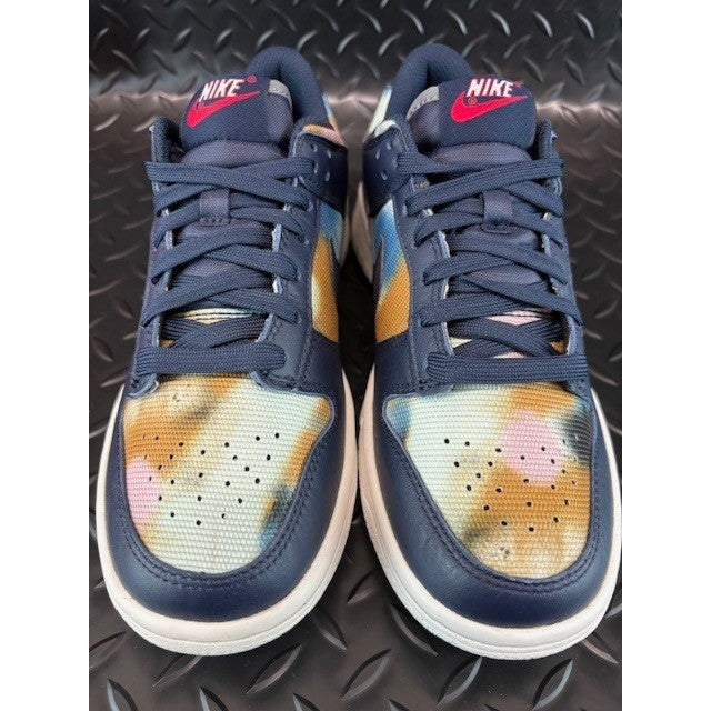 Nike Dunk Low Graffiti Navy White DM1051-400 Womens sneakers size 7 or 5.5Y4