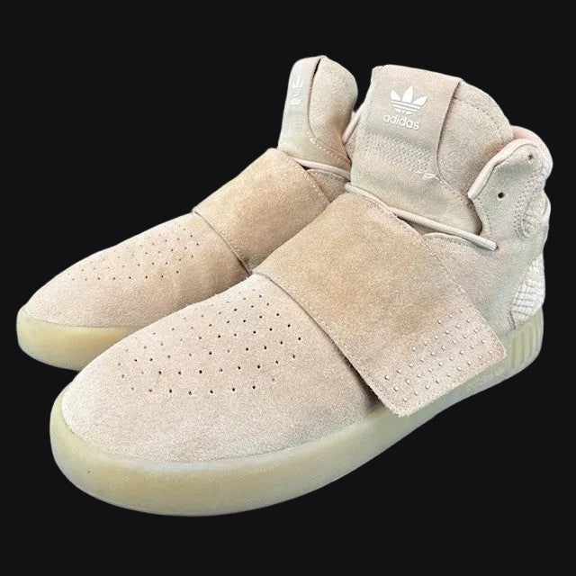 Adidas Tubular Invader Lace/Strap High Khaki BY3737 Womens sneakers size 110