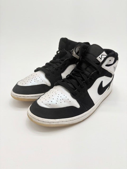 Nike Air Jordan 1 Mid SE Diamond Mens size 11.5 Suede Leather Sneakers shoes0