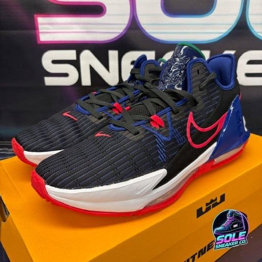 Nike LeBron Witness 6 Black Deep Blue (2022) CZ4052-005 Mens sneakers size 140