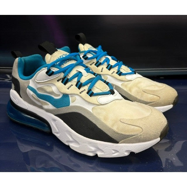 Nike Air Max 270 React White Laser Blue (2020) BQ0103-106 Youth sneakers size 7Y1