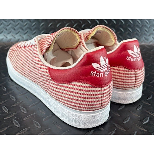 Adidas Original Stan Smith Red White Pinstripe M17190 Mens sneakers size 123