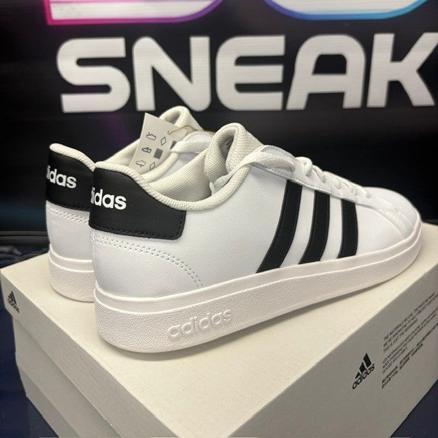 Adidas Grand Court 2.0 K White Black GW6511 Mens Tennis sneakers size 62