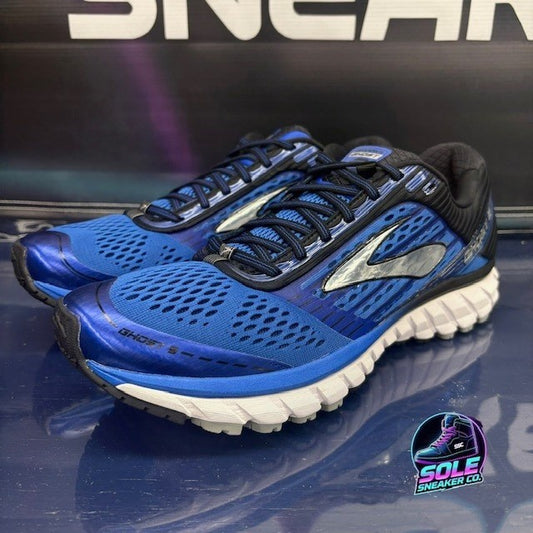 Brooks Ghost 9 Blue Black Silver (2017) 1102331D404 Mens sneakers size 11.50