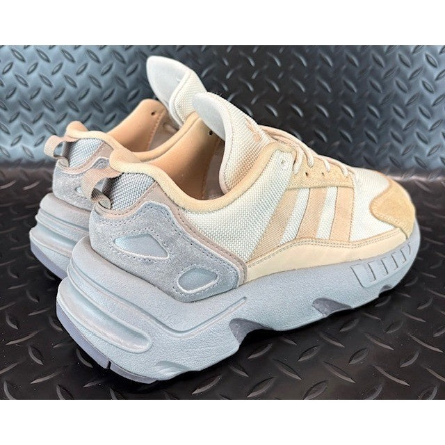 Adidas ZX 22 Boost Aluminum Magic Beige Suede Sneakers mens size 82