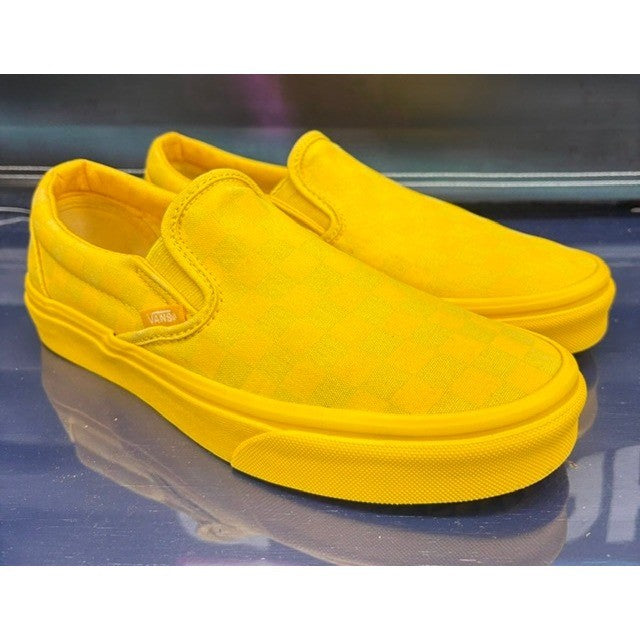 Vans OTW Spectra Yellow Mono Checkerboard 721356 Mens slip-on sneakers size 71