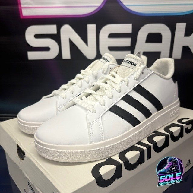 Adidas Grand Court 2.0 K White Black GW6511 Mens Tennis sneakers size 60
