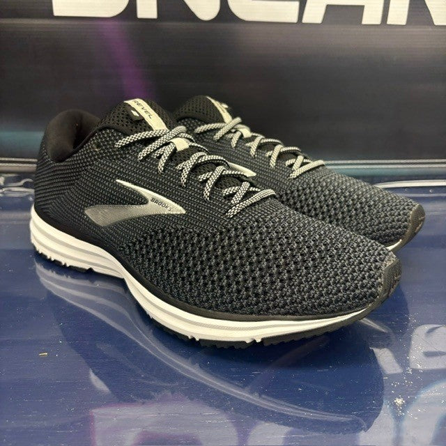 Brooks Revel 2 Black Silver White (2018) 1102921D050 Mens sneakers size 11.51