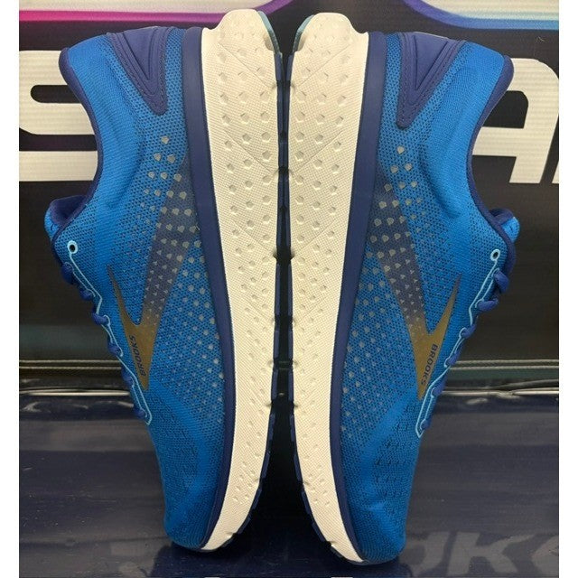 Brooks Glycerin 18 Blue Gold White (2019) 1103291D459 Mens sneakers size 11.55