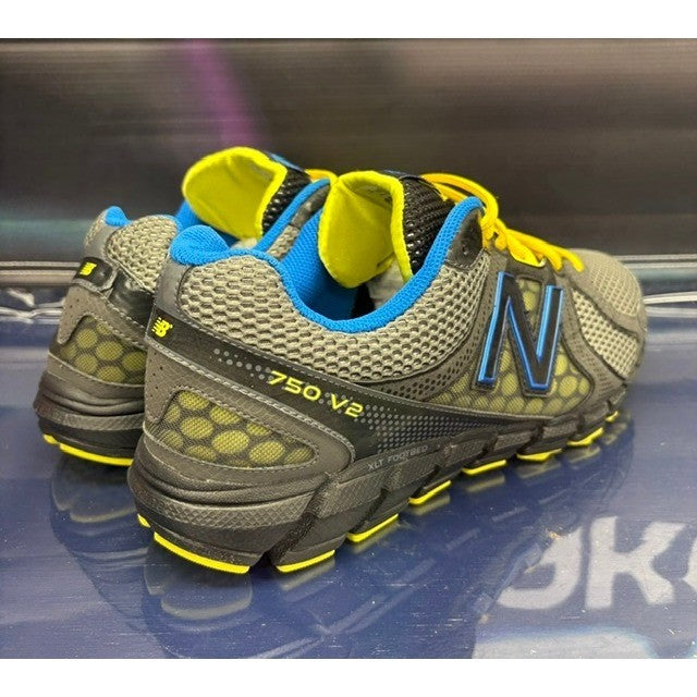 New Balance 750 V2 Black Grey Blue M750GB2 mens sneakers size 11.52