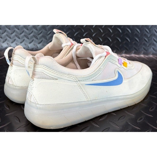Nike SB Nyjah Free 2 Summit White Icy Sole BV2078-106 Mens sneakers size 82