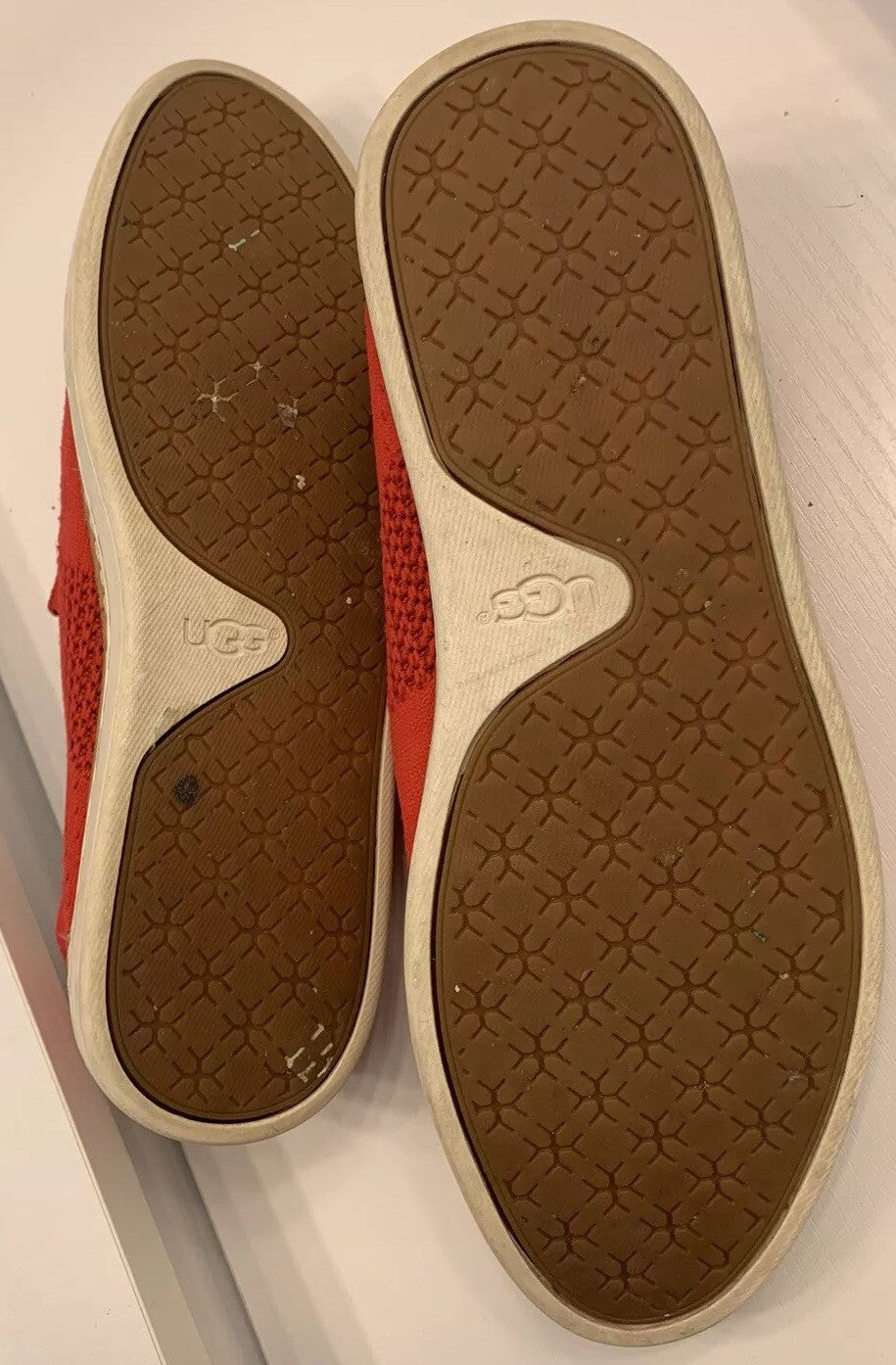 UGG Australia Sammy Women's Tango Red Slip On Casual Size 7 Knit9