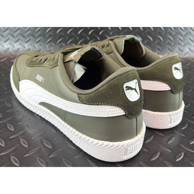Puma Astro Cup Olive Green White Suede 366993-003 Mens sneakers size 123